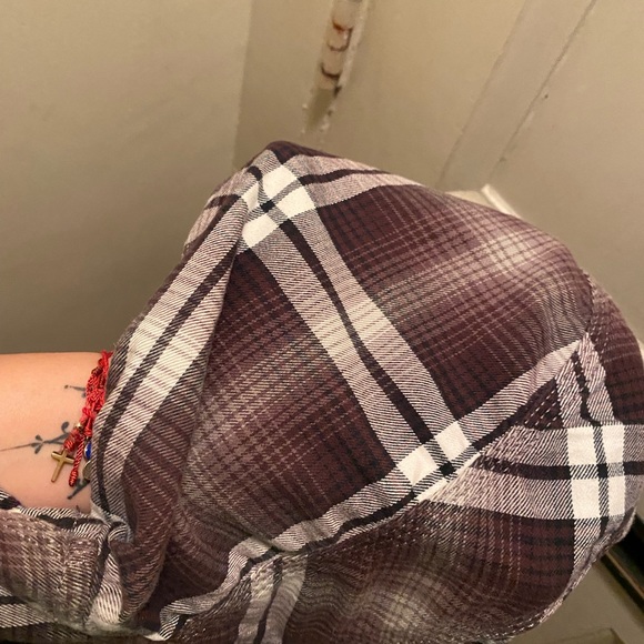 Carhartt long sleeves button down, hooded flannel shirt, like new, medium size - Picture 6 of 14